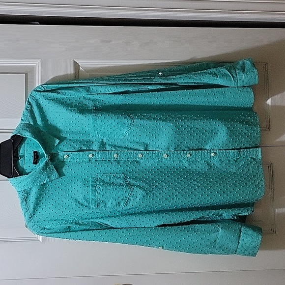 Talbots aqua color shirt. - Picture 1 of 4